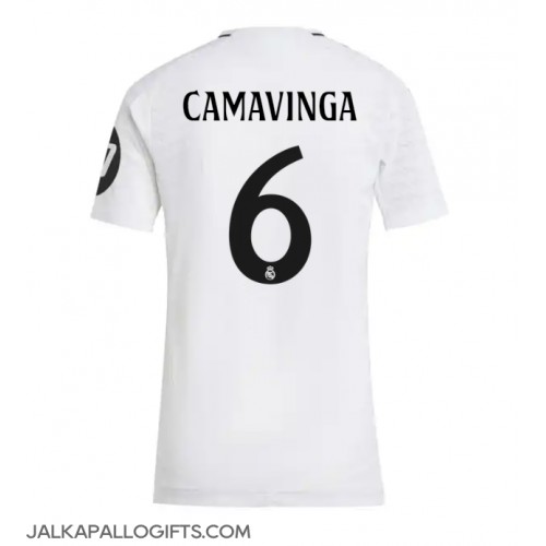 Real Madrid Eduardo Camavinga #6 Kotipaita Naiset 2024-25 Lyhythihainen